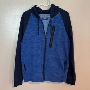 XL Blue Express full zip with hood